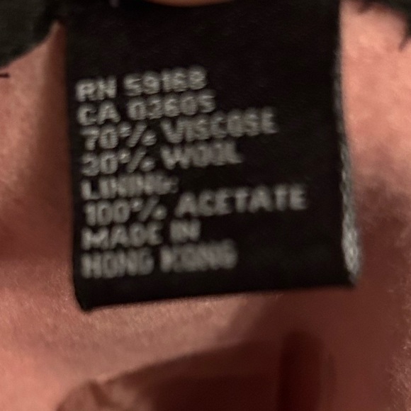 Karen Kane Plush Pink Beaded Embellished Wool Blend Blazer Coat NWT Vintage Y2K - Picture 5 of 5